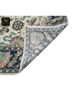 Ivory Sage Blossom Medallion Rug - Image 5