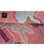 Coral Floral Hand-Knotted Rug - Image 10
