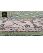 Sage Green Botanical Hand-Knotted Rug - Image 6