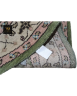 Sage Green Botanical Hand-Knotted Rug - Image 5