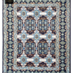 Midnight Heritage Geometric Hand-Knotted Rug