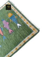 Fish Motif Hand-Knotted Rug - Image 8
