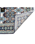Midnight Heritage Geometric Hand-Knotted Rug - Image 8