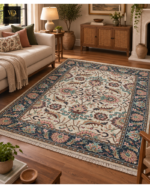 Ivory Heritage Floral Hand-Knotted Rug - Image 2