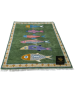 Fish Motif Hand-Knotted Rug - Image 6