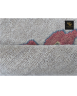 Ivory Tribal Floral Hand-Knotted Rug - Image 8