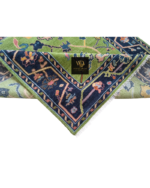 Green Botanical Garden Hand-Knotted Rug - Image 4
