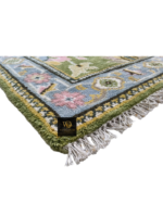 Hand-Knotted Medallion Rug - Image 4