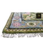 Hand-Knotted Medallion Rug - Image 5